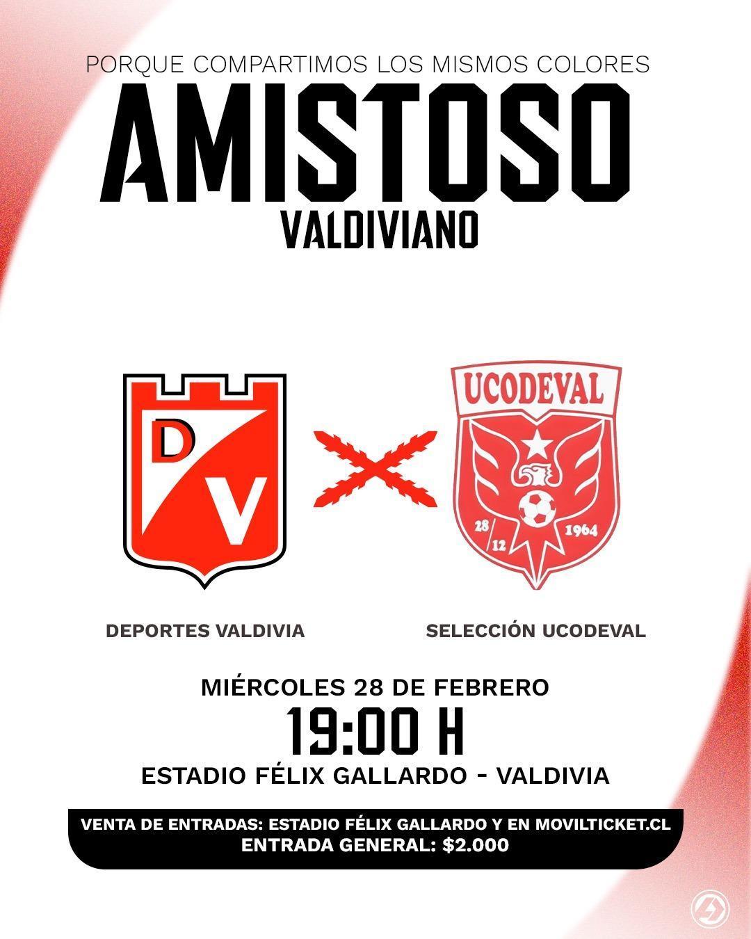 Deportes Valdivia VS Selección Ucodeval