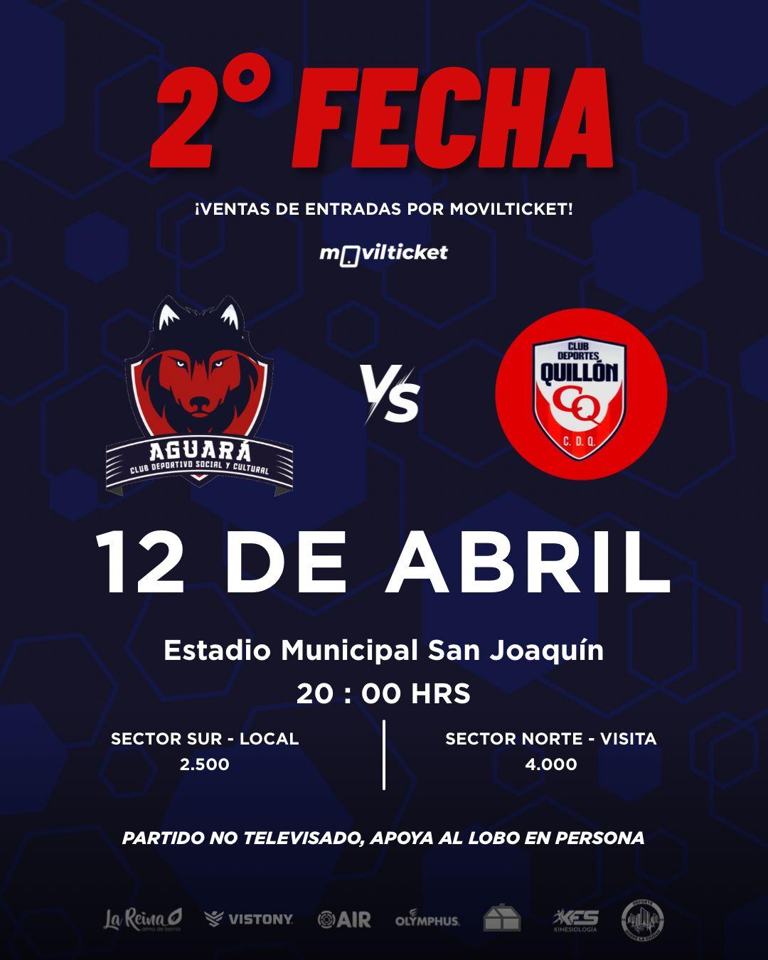 CLUB AGUARA VS CLUB DEPORTES QUILLON