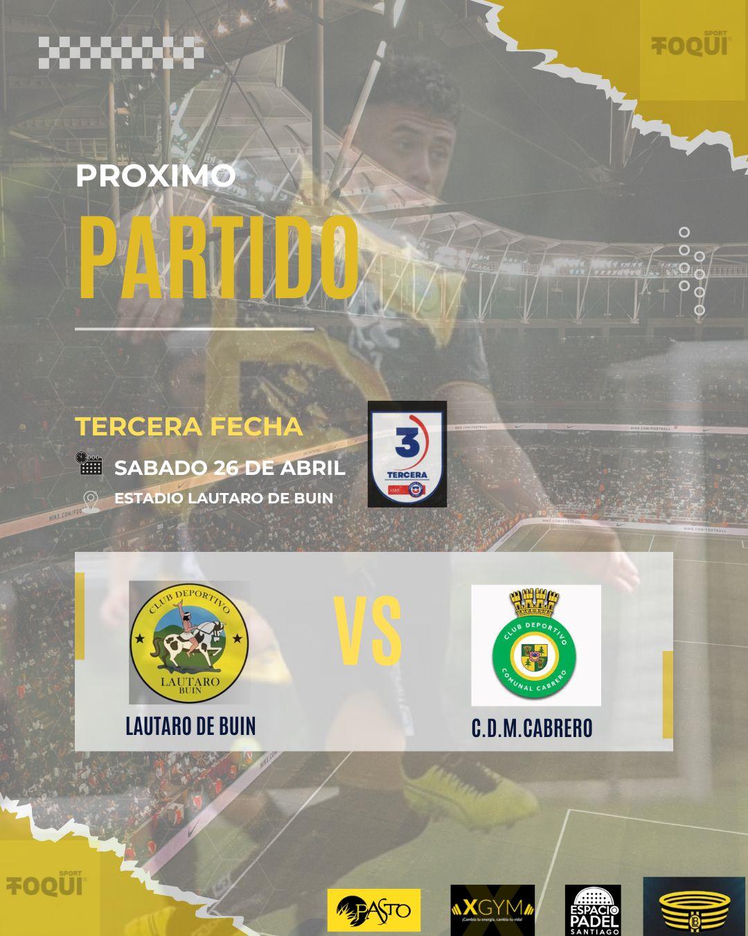 Lautaro de Buín VS Comunal Cabrero
