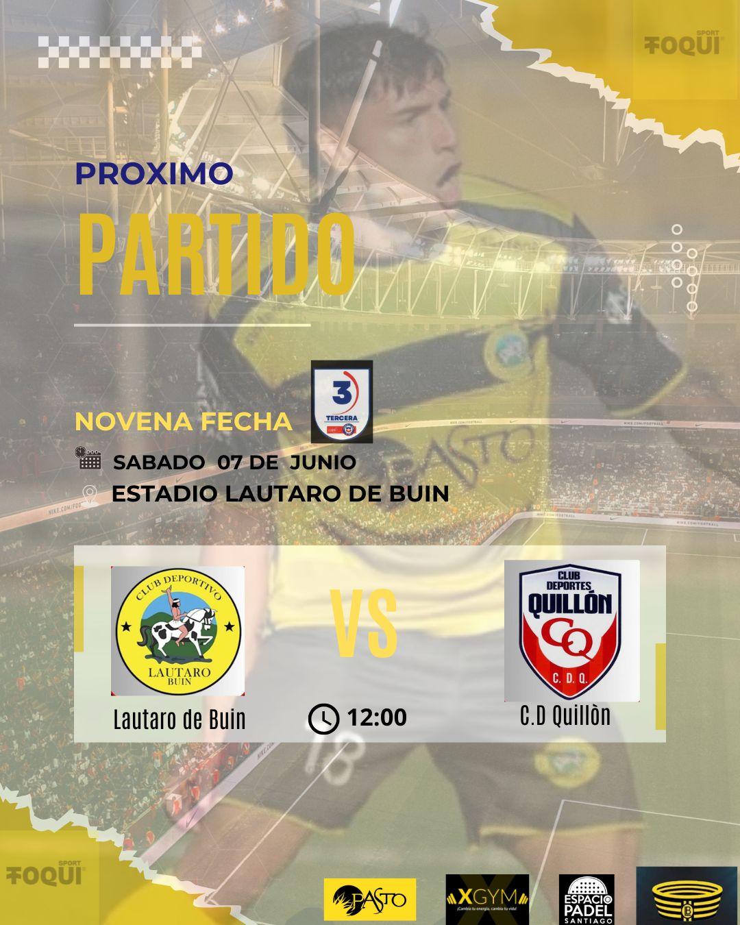 Lautaro de Buin V/S Deportes Quillon