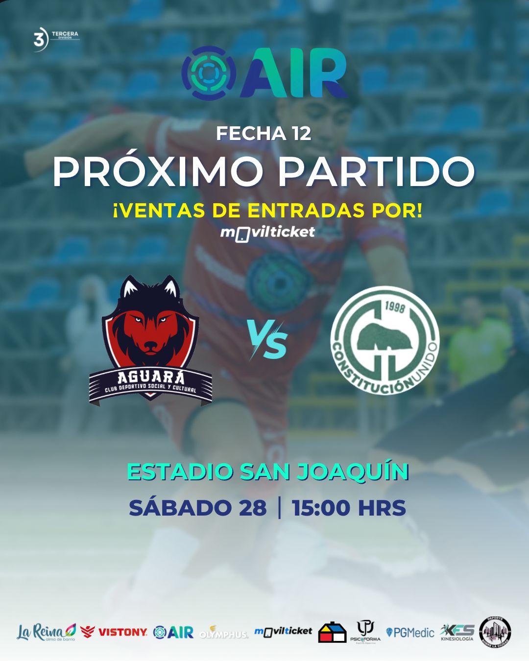 Club Aguara VS Constitución Unido