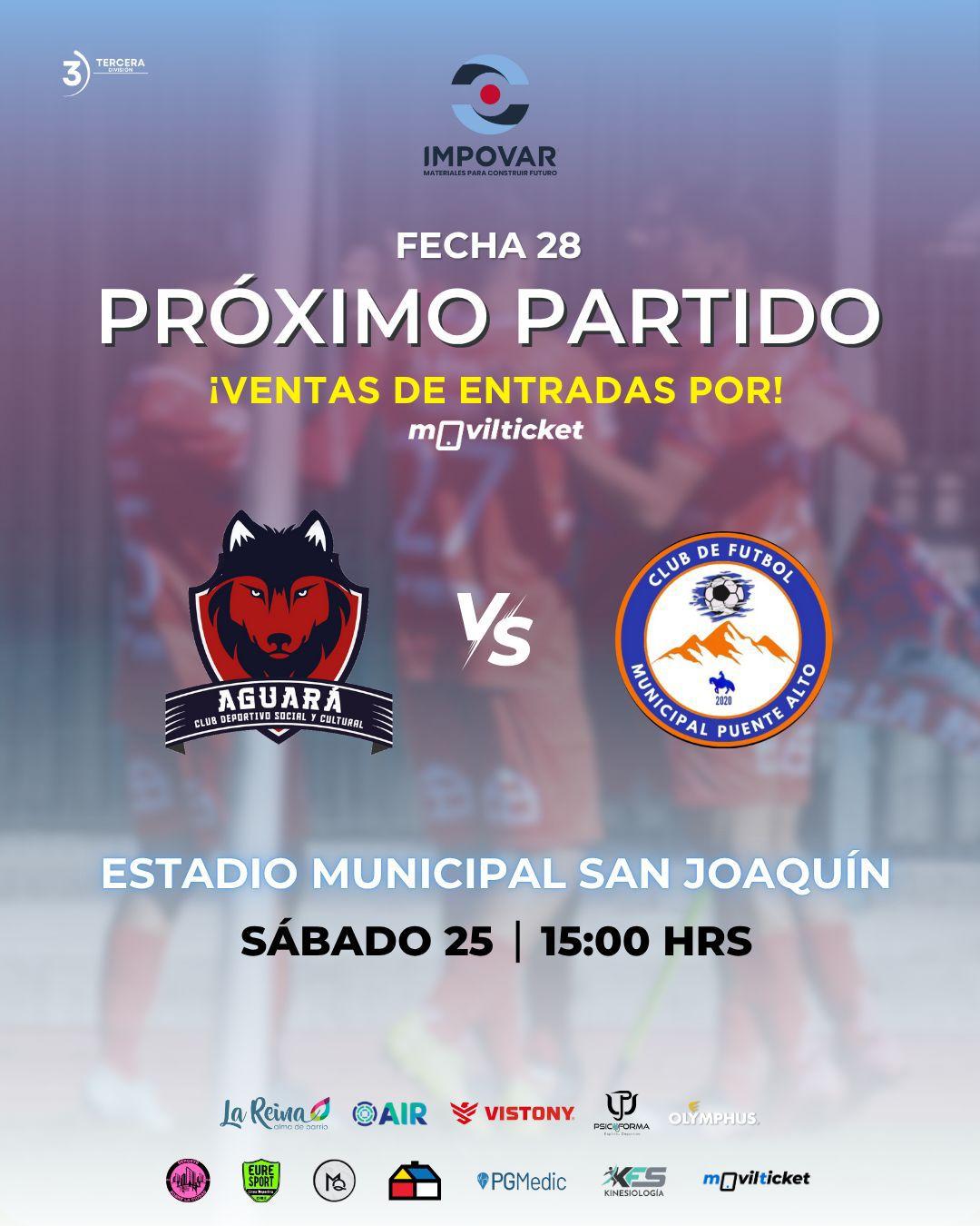 Club Aguará VS Municipal Puente Alto