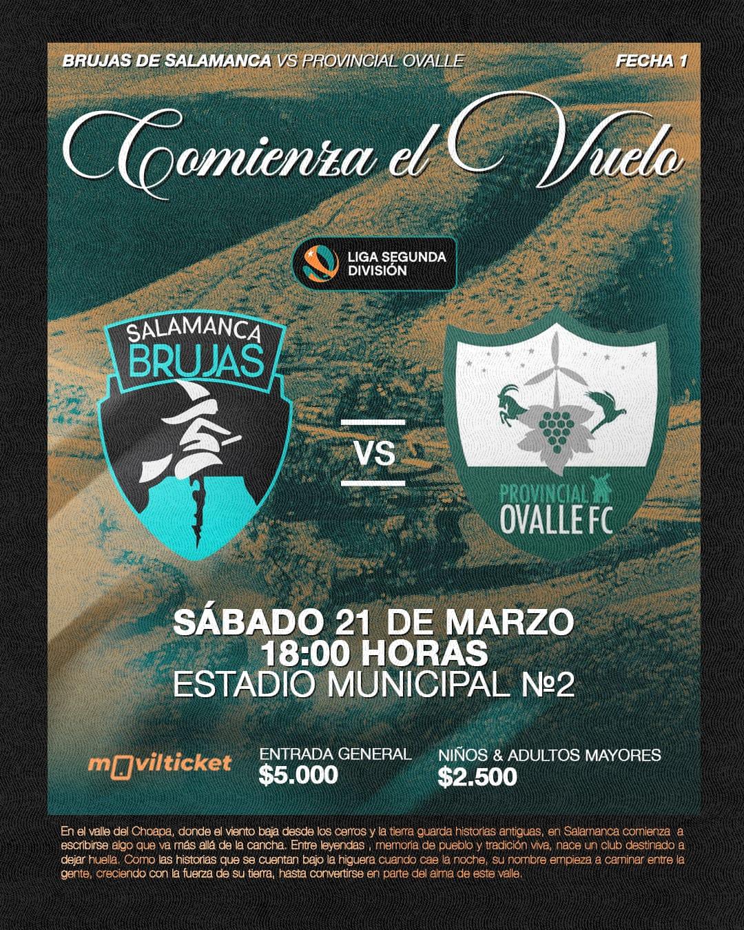 Brujas de Salmanca VS Provincial Ovalle