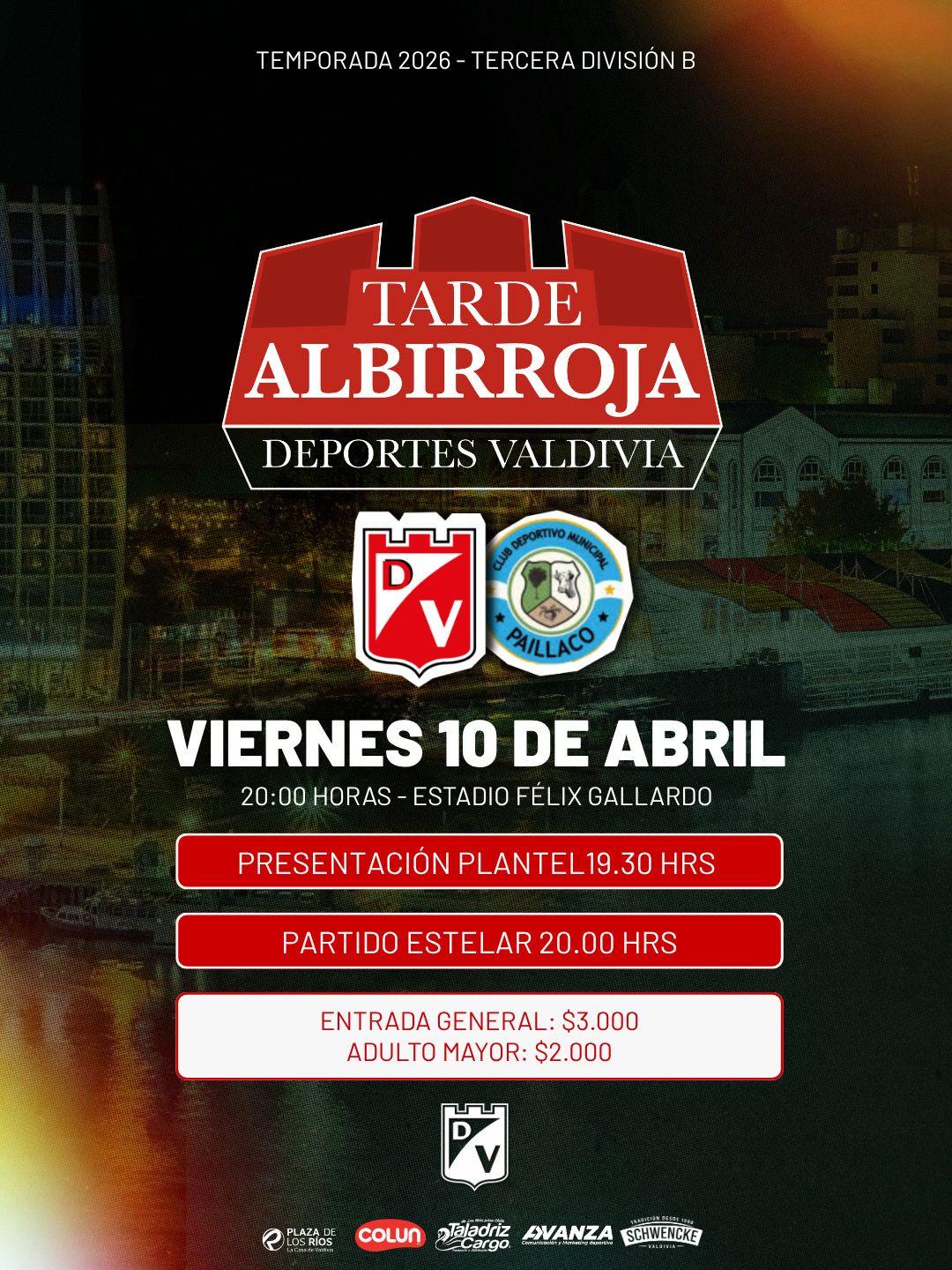 Depoprtes Valdivia VS Paillaco