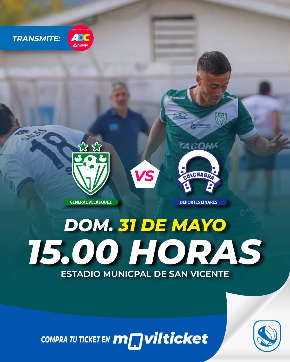 General Velásquez VS Colchagua CD