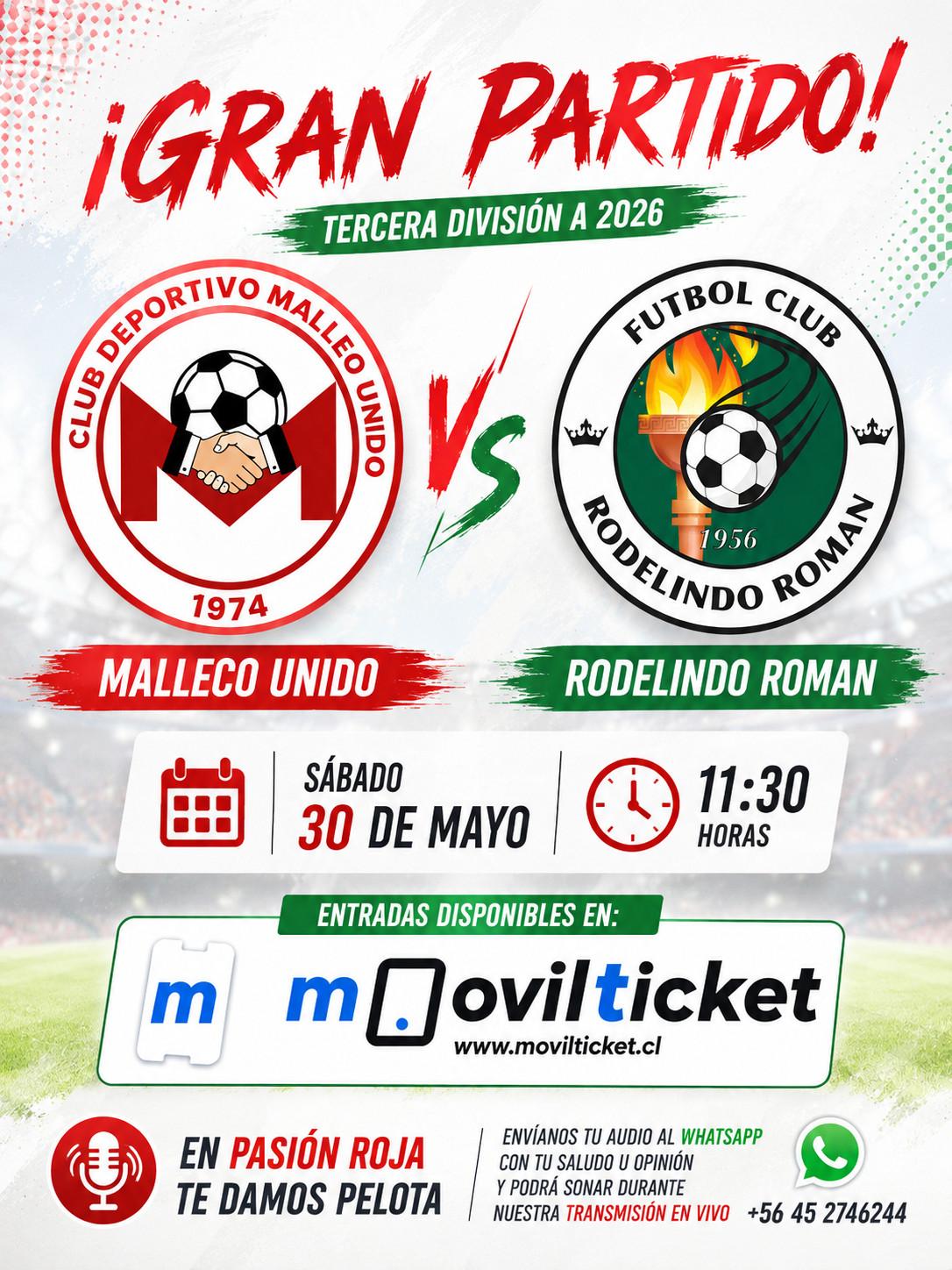 MALLECO UNIDO VS RODELINDO ROMAN
