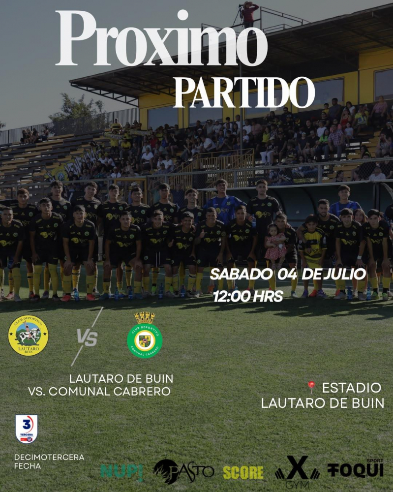 Lautaro de Buin V/S Comunal Cabrero