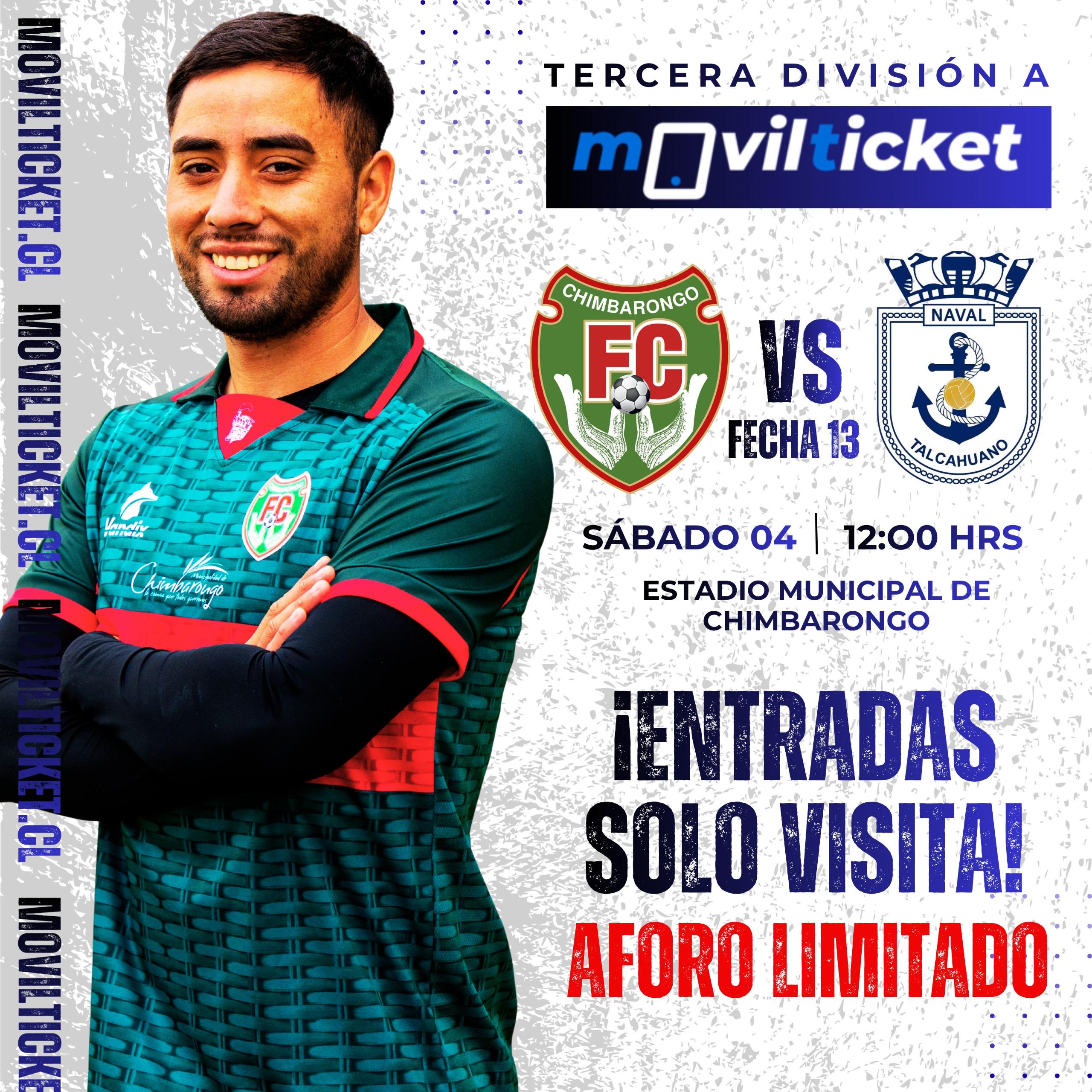Entradas Chimbarongo FC V/S Naval de Talcahuano