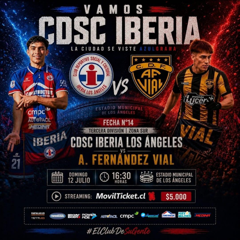 CDSC Iberia los Ángeles V/S Arturo Fernández Vial