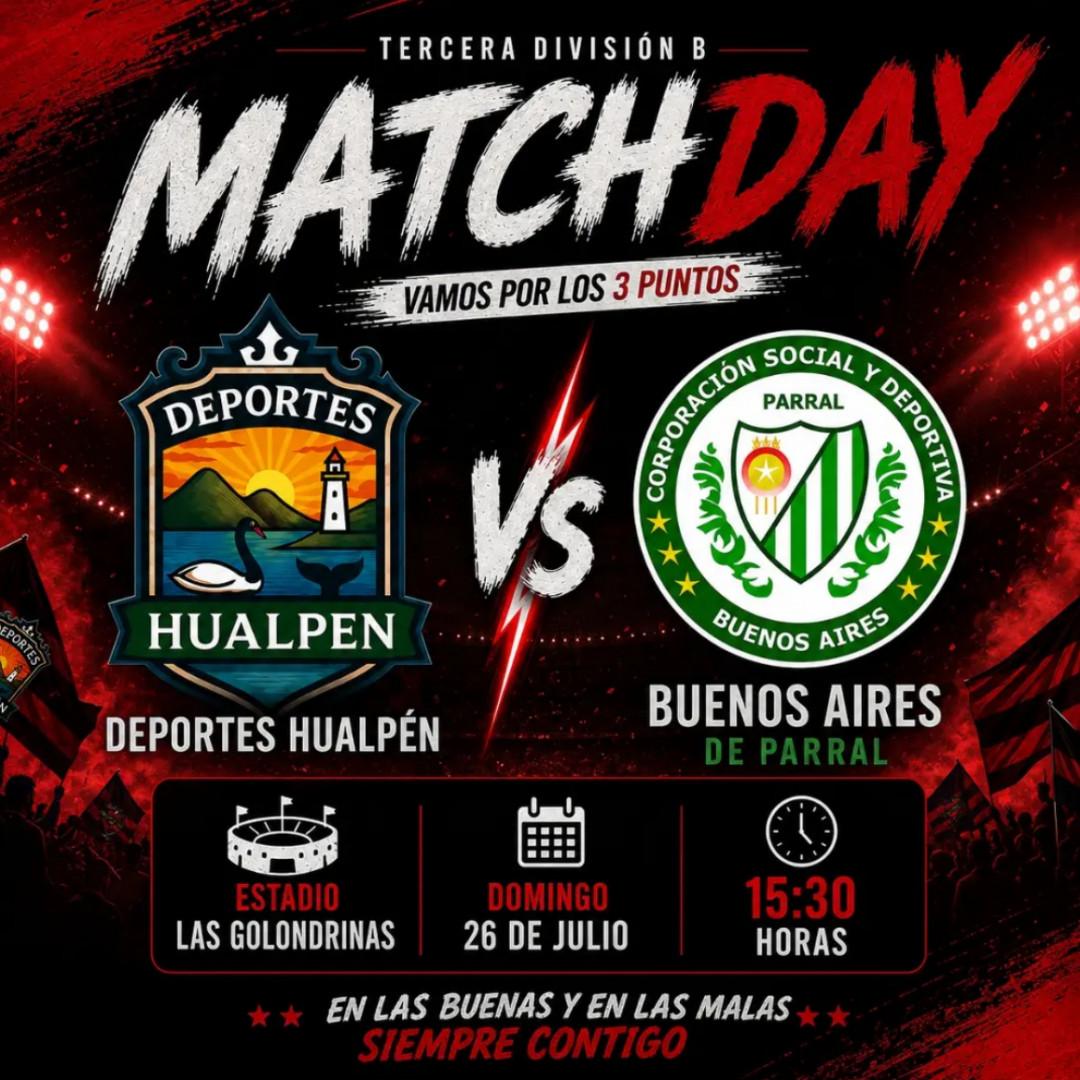 DEPORTES HUALPEN V/S BUENOS AIRES DE PARRAL STREAMING