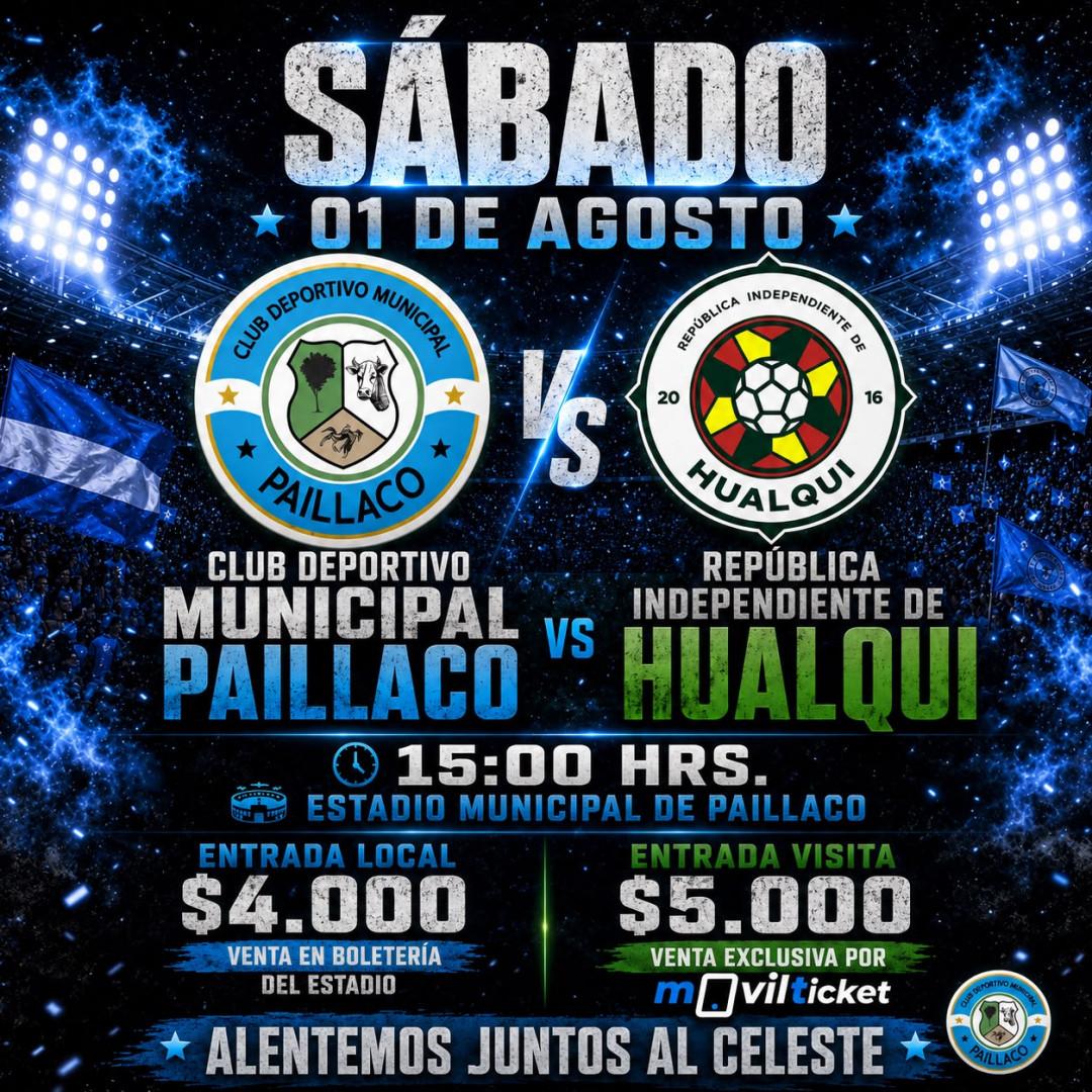 CD Municipal Paillaco V/S RI Hualqui