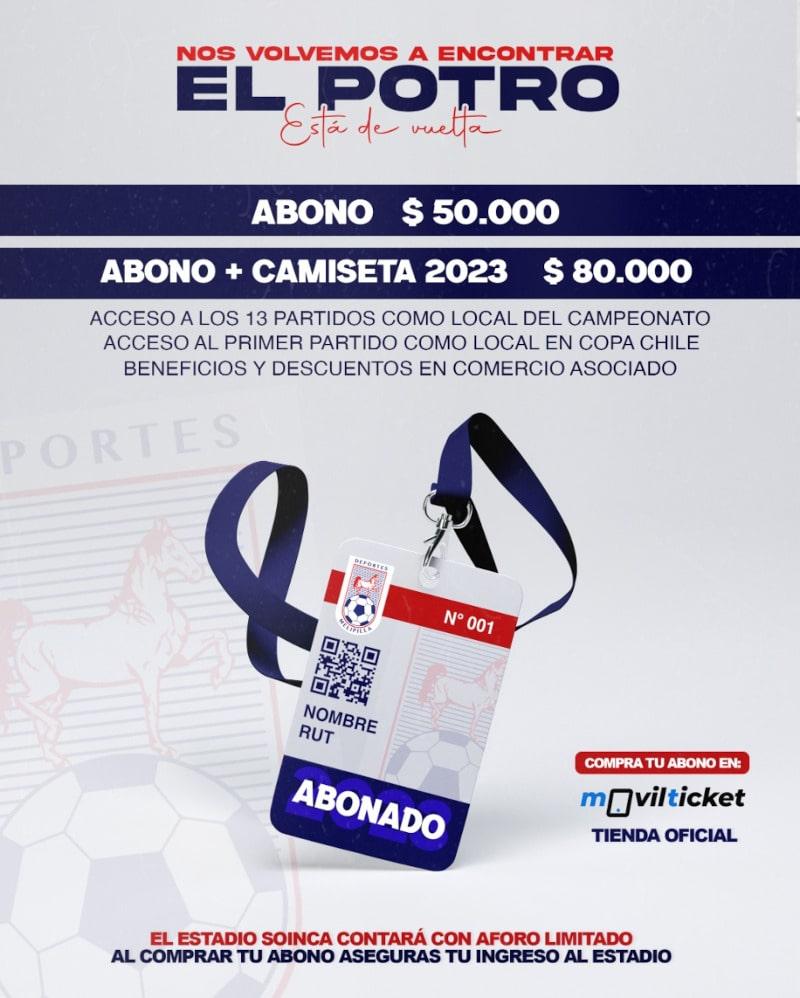 Campaña de Abonados Deportes Melipilla 2023