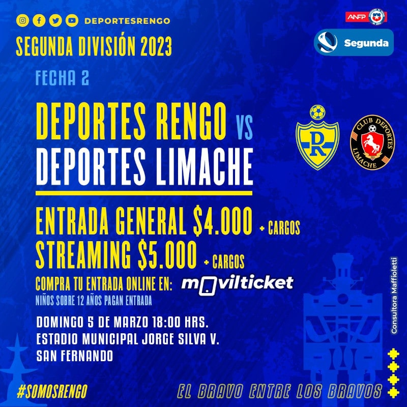 Deportes Rengo VS Deportes Limache