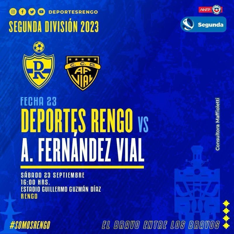 Deportes Rengo VS Arturo Fernández Vial